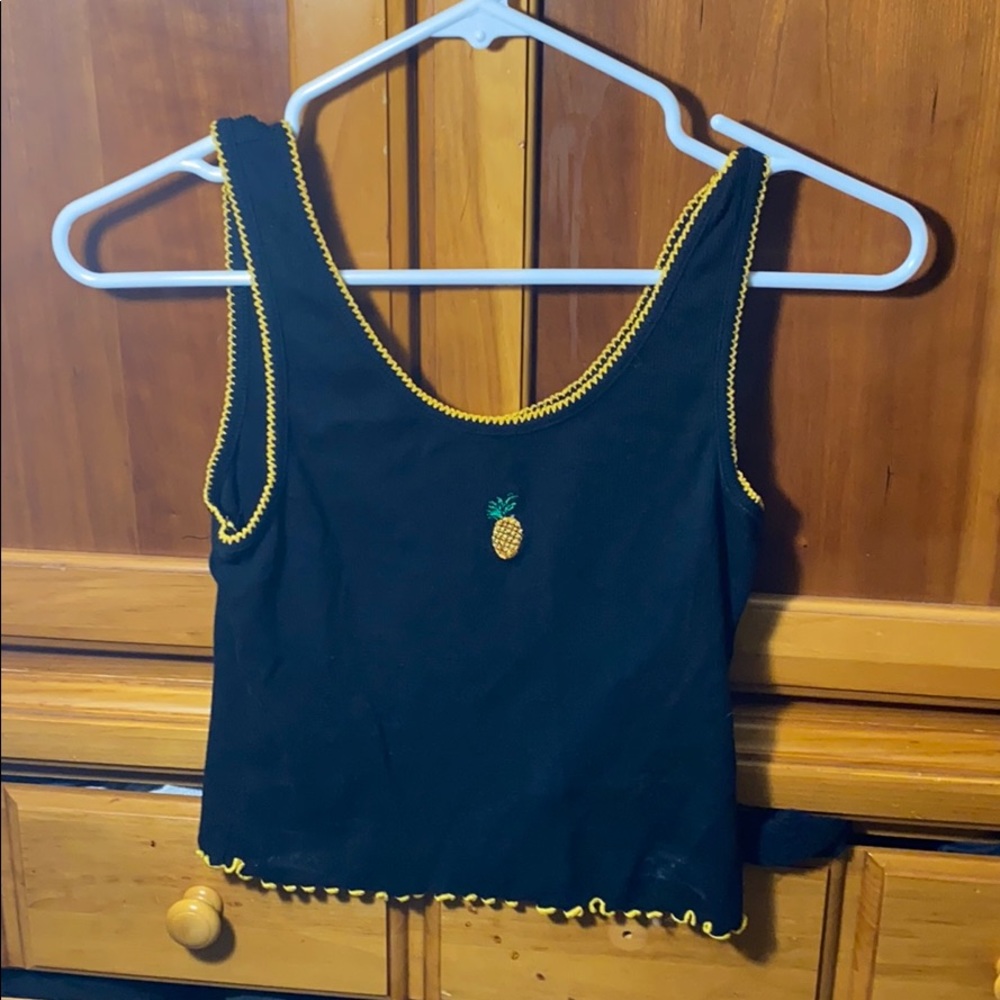 Pineapple crop top